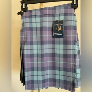 Girls Heathered Ferguson of Balquhidder Tartan Kilt NWT